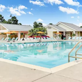 One of three community pools at Trestle Ridge at Brunswick Forest