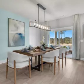 Dining areas at Trestle Ridge at Brunswick Forest