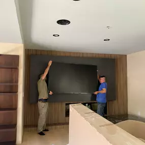 TV wall mounting and sound-system installation service in West Hollywood