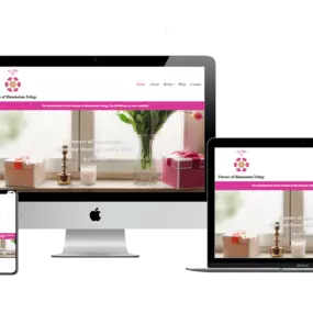 Flowers of Illumination Trilogy - Website Design