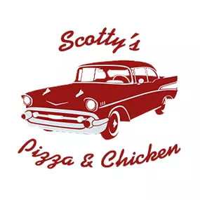 Scotty's Pizza & Chicken round logo design by Apex SEO Company