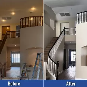Painting Before & After