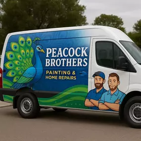 Peacock Brothers Painting & Repairs Van