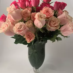 Ombre Roses in Pink