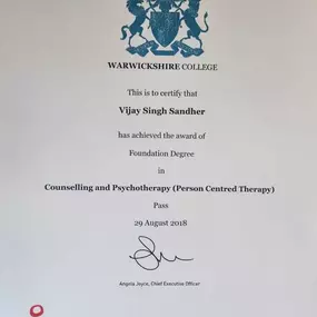 Bild von Jay Sandher Counselling & Psychotherapy