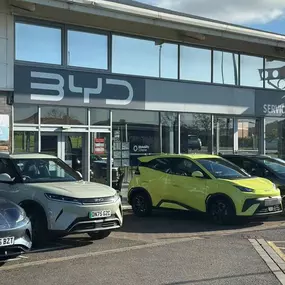 Evans Halshaw BYD Rotherham Dealership Exterior