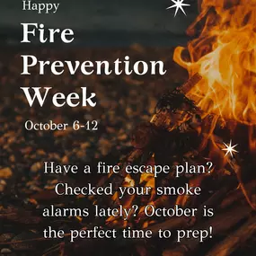 Fire Prevention Week is here, protect your people and your property.