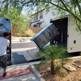 Donation Movers team handling, packing, and transporting household items with care during local Arizona moves.