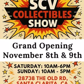 ShopNJoy - Grand Opening SCV Collectibles Show