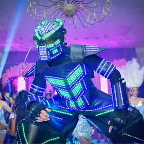 Led Robot in parties and events