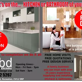 Bild von Bathrooms & Kitchens by Design Ltd