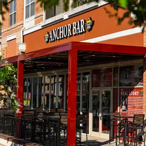 Outside patio and seating available at Anchor Bar Leesburg, VA