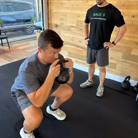 squat assessment at back 9 pt