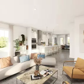 Bright Open Family Rooms at Marshes at Daniel Island by Stanley Martin Homes