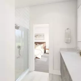 Modern and Luxurious Bathrooms at Marshes at Daniel Island by Stanley Martin Homes