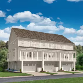 Units with Rear Decks and Two Car Garages at Marshes at Daniel Island by Stanley Martin Homes