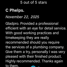 Bild von GladPro Plumbing Services