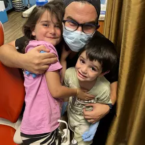 Dr. Sepehr Nassiripour with happy patients