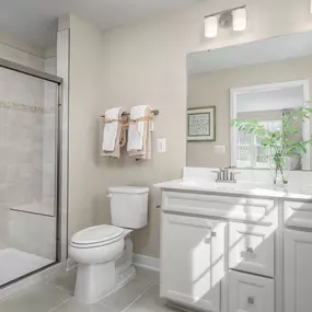 Private owner’s bath, designed with you in mind