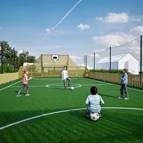 New outdoor sports court, coming to Highfield Grange Holiday Park in spring 2026
