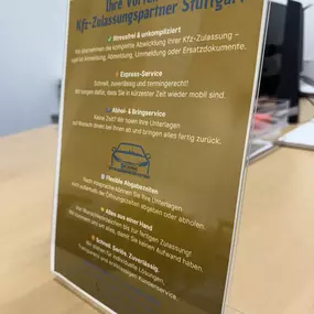 Bild von KFZ-Zulassungspartner Stuttgart  Ludwigsburg  Böblingen  Kfz Zulassung  Abmeldung  Ummeldung  Kennzeichenservice  TÜV