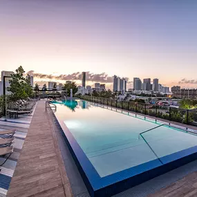 Rooftop Plunge Pool with Miami Views at Sentral Wynwood