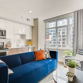 Well Lit Living Room and Kitchen at Sentral Union Station