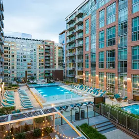 Luxurious Outdoor Pool and Deck at Sentral Union Station