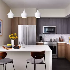 Spacious Kitchen and Island at Sentral Union Station