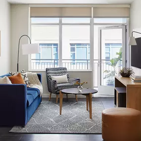 Living Room with Balcony Access at Sentral Union Station