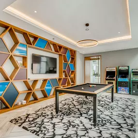 Sentral Michigan Ave Billards, Games and Amenities