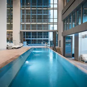 Indoor Plunge Pool and Deck at Sentral Michigan Ave