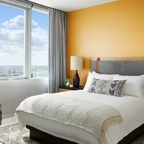 Bedroom with a View at Sentral Michigan Ave