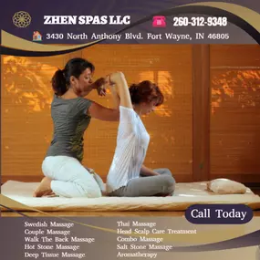 Thai massage is a traditional massage that uses acupressure and assisted yoga postures. 
Thai massage is said to be both relaxing and energizing.
