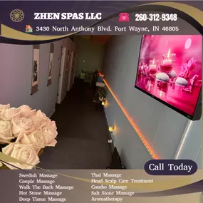 It's Monday morning blues & you've definitely got them. You're back at work, trying to complete the work from last week. But you're still getting more work. Your shoulders, back, neck are tense & sore. Stop by ZHENSPAS LLC Massage, you will be glad you did!