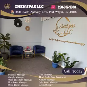 Our traditional full body massage in Fort Wayne, IN
includes a combination of different massage therapies like 
Swedish Massage, Deep Tissue, Sports Massage, Hot Oil Massage
at reasonable prices.