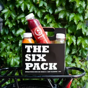 Organic cold-pressed juice.