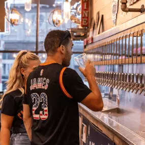 Not sure you'll like something? Try just a sip, we charge by the ounce.