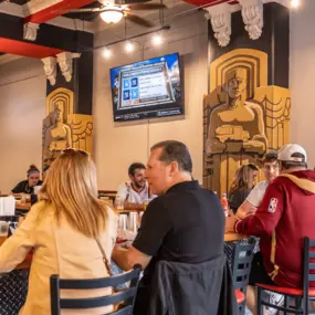 Standing tall about Whistle are our in-house Guardians, 3-dimensionally popping off the wall.