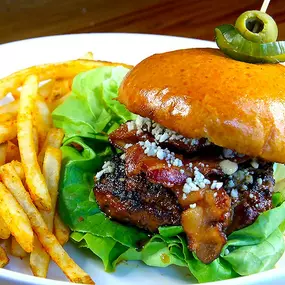 Bacon Blue Cheese Burger