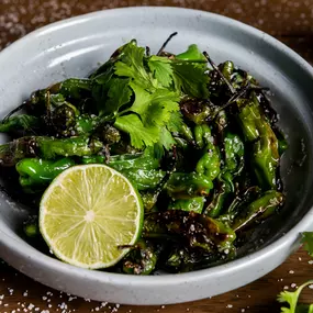 Grilled Shishito Peppers