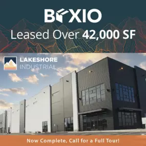 Boxio On Site Utah Location Leased over 42000 Square Feet