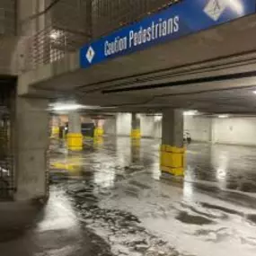 Parking Lot Garage Pressure Washing in Hilton, Austin Texas