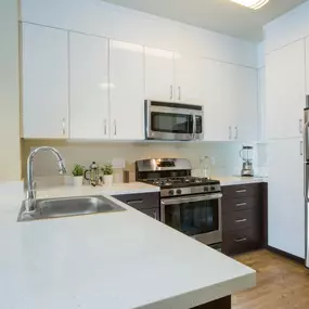 Kitchen layout at Viewpoint Apartments in Berkeley, CA