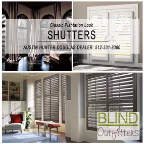 Plantation shutters Austin.