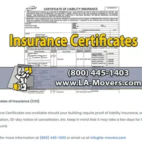 Bild von LA-MOVERS.COM Local and Long Distance Moving Company in Los Angeles CA