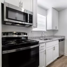Renovated Kitchen with Modern, Stainless Steel Appliances