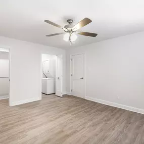 Bedroom with Washer & Dryer