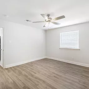 Bedroom with Luxury Vinyl Plank Flooring