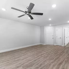 Open Living Spaces & Vinyl Plank Flooring Throughout